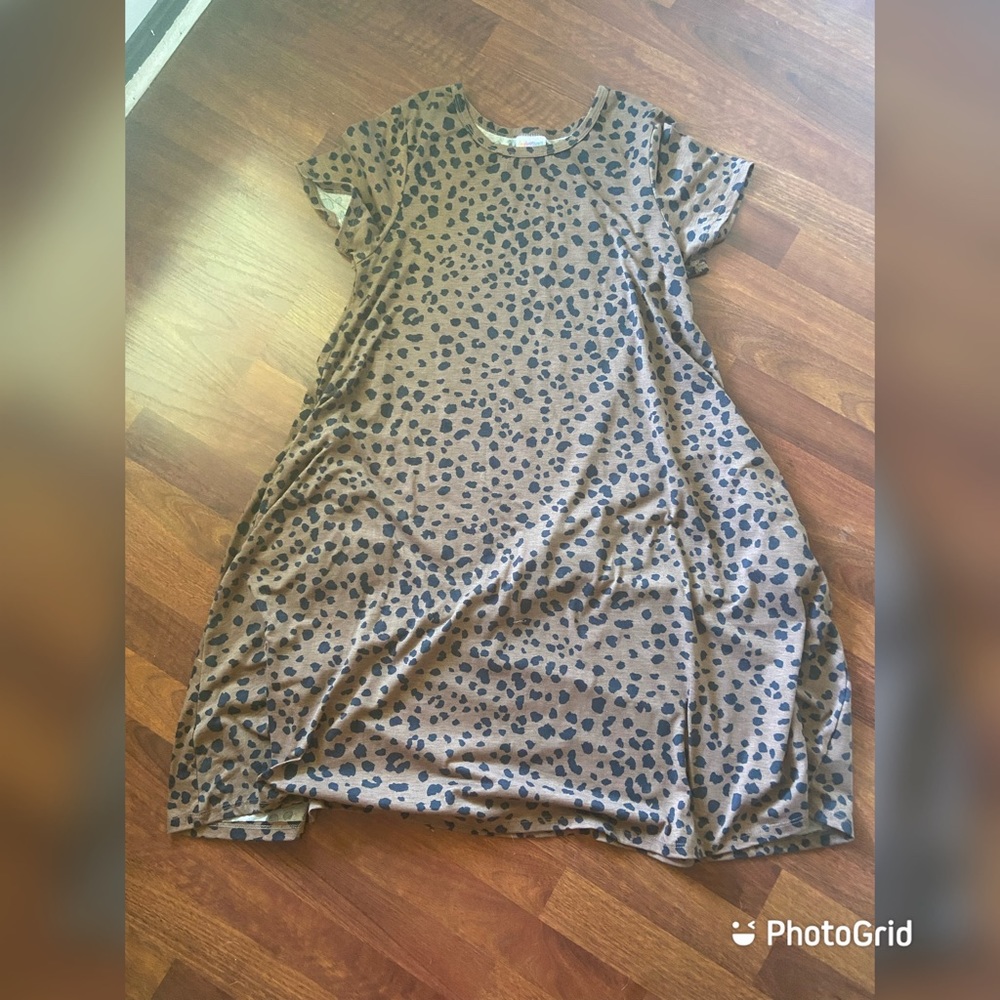 Leopard Print Lularoe Dress